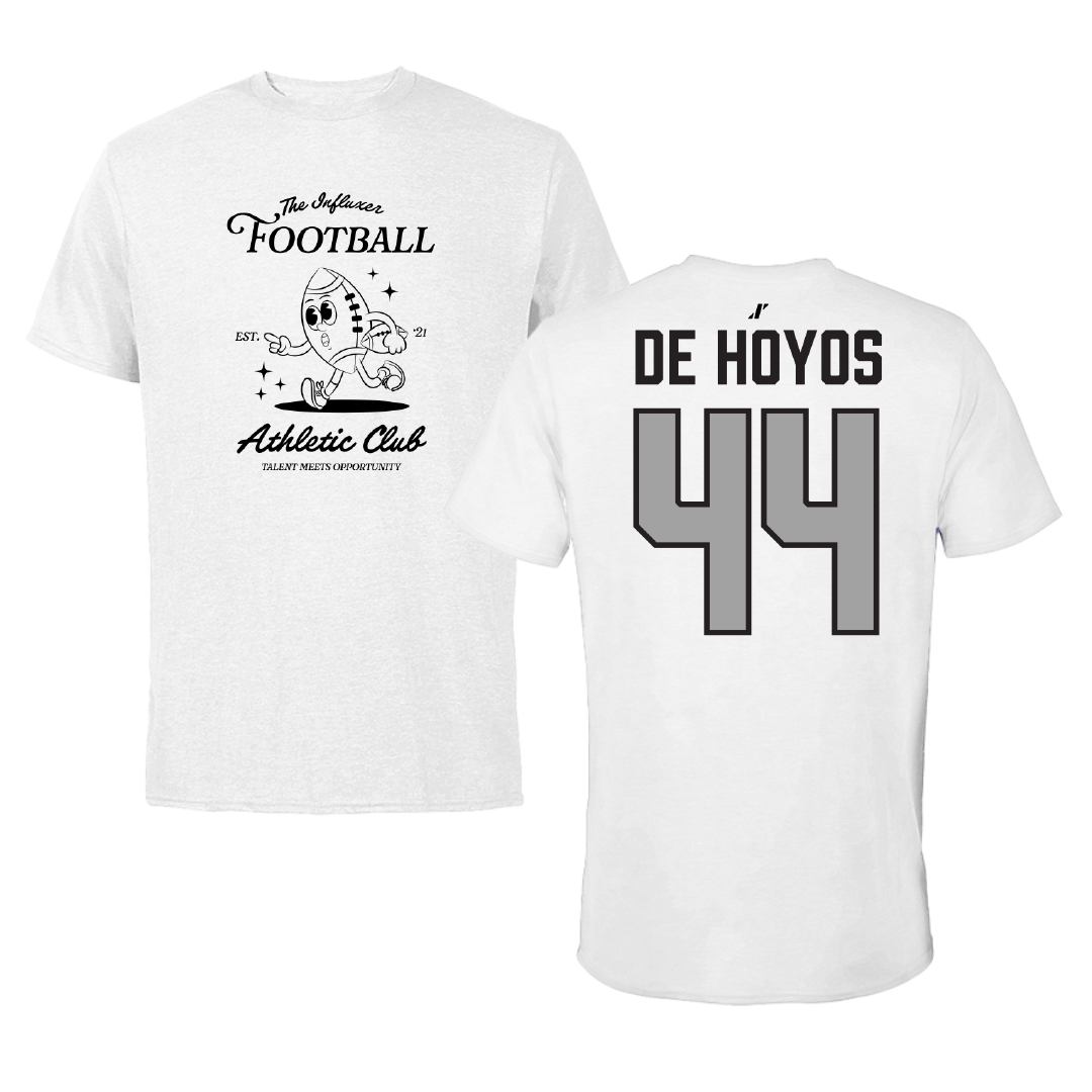 Football White Influxer Athletic Club Tee - #44 Michael De Hoyos