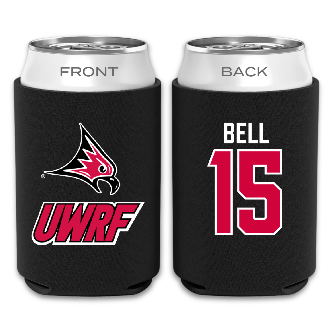 University of Wisconsin-River Falls Ice Hockey Black Can Cooler - #15 Katherine Bell