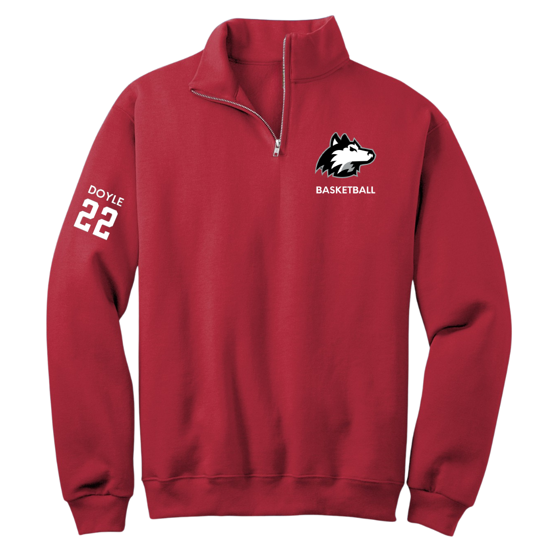 Northern Illinois University Basketball (W) Red Quarter-Zip - #22 Alecia Doyle