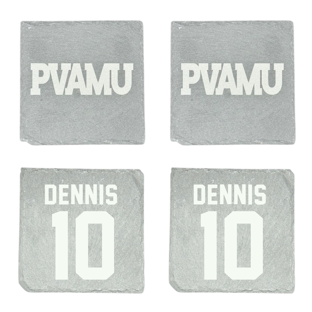 Prairie View A&M University Football Stone Coaster (4 Pack)  - #10 Andre Dennis
