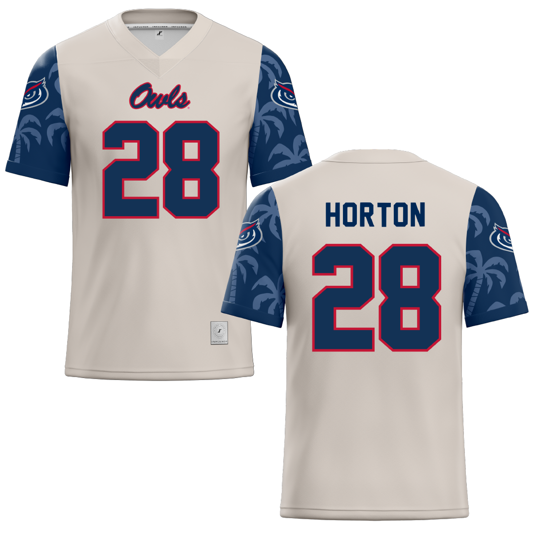Florida Atlantic University Sand Football Jersey - #28 Zyere Horton