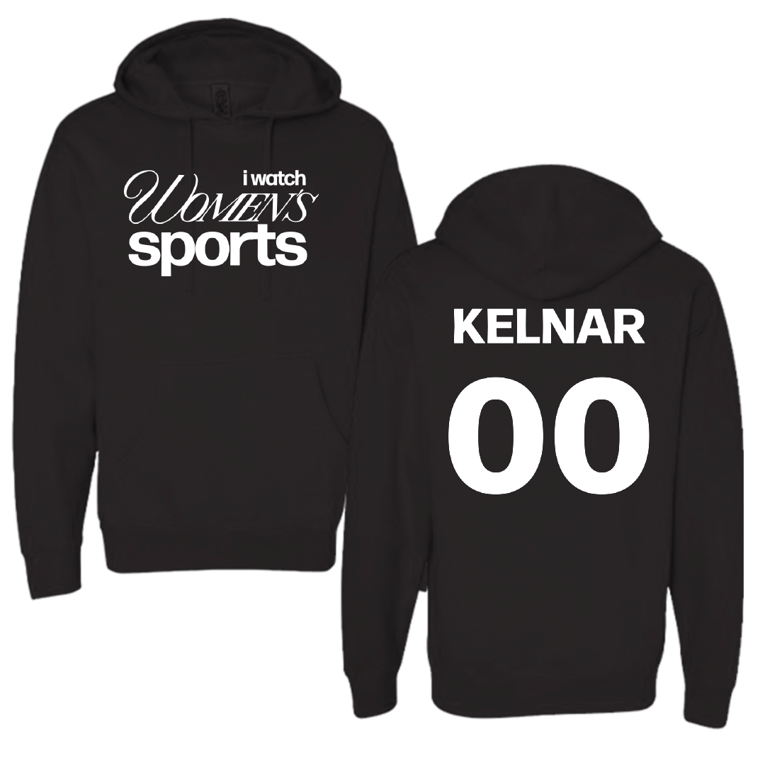 Texas State University Softball Black WHM Hoodie - #00 Megan Kelnar