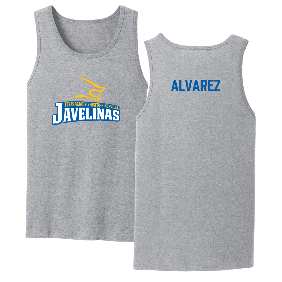 Texas A&M University-Kingsville TF and XC Sport Gray Tank Top - Karina Alvarez