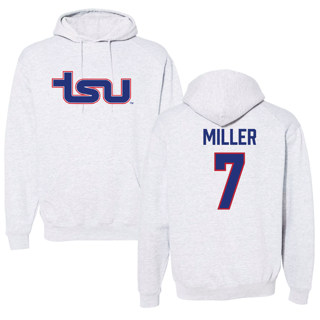 Tennessee State University Volleyball Light Gray Hoodie - #7 Maygan Miller