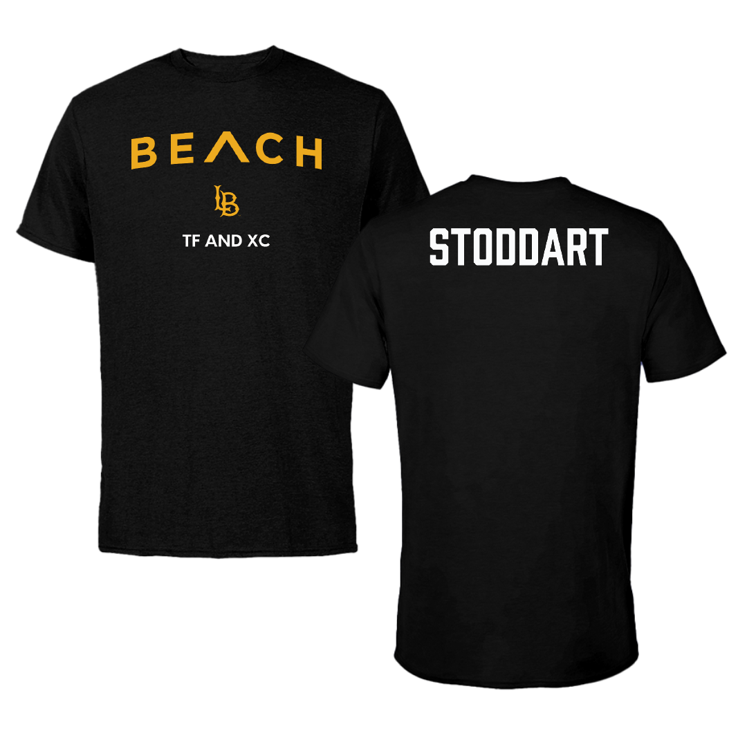 Long Beach State University TF and XC Black Tee - Grace Stoddart