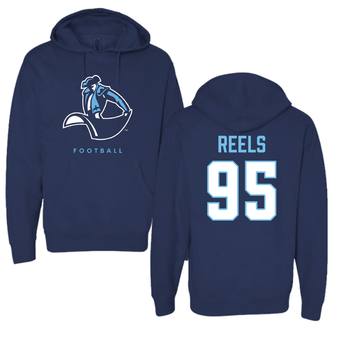 University of San Diego Football Navy Hoodie - #95 Jae’Von Reels