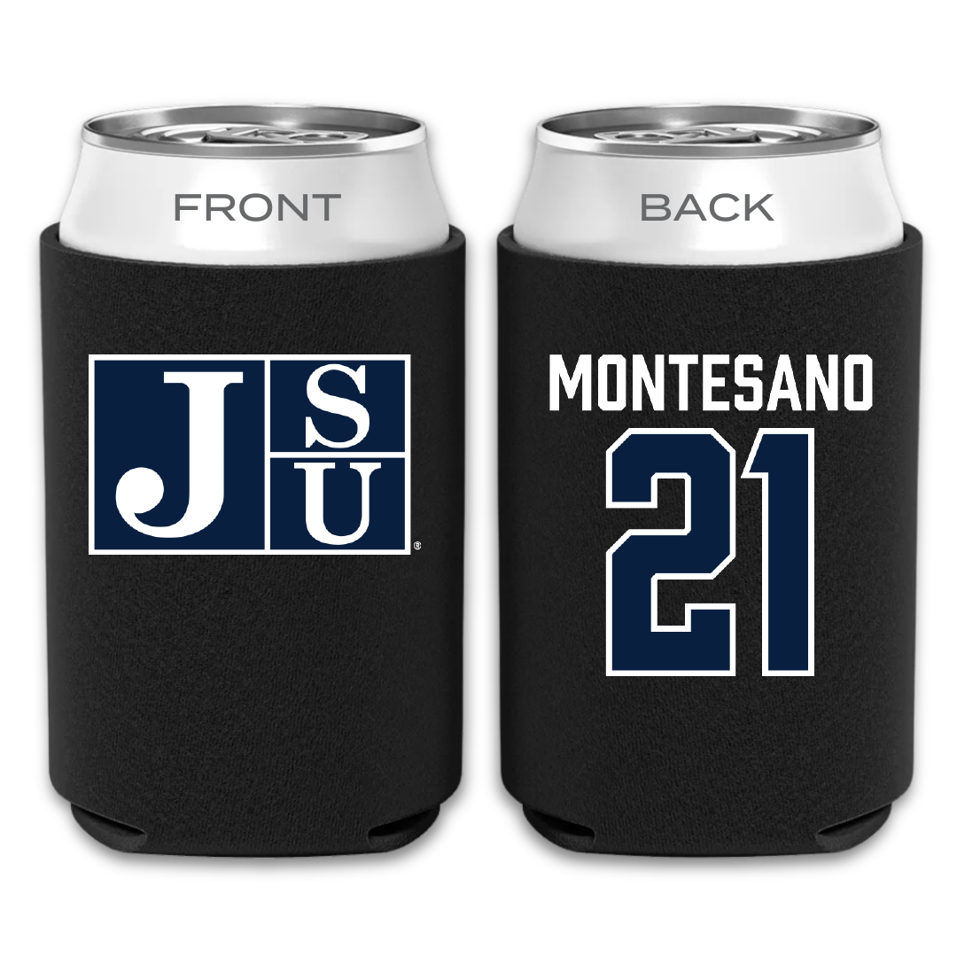 Jackson State University Baseball Black Can Cooler - #21 Lenny Montesano