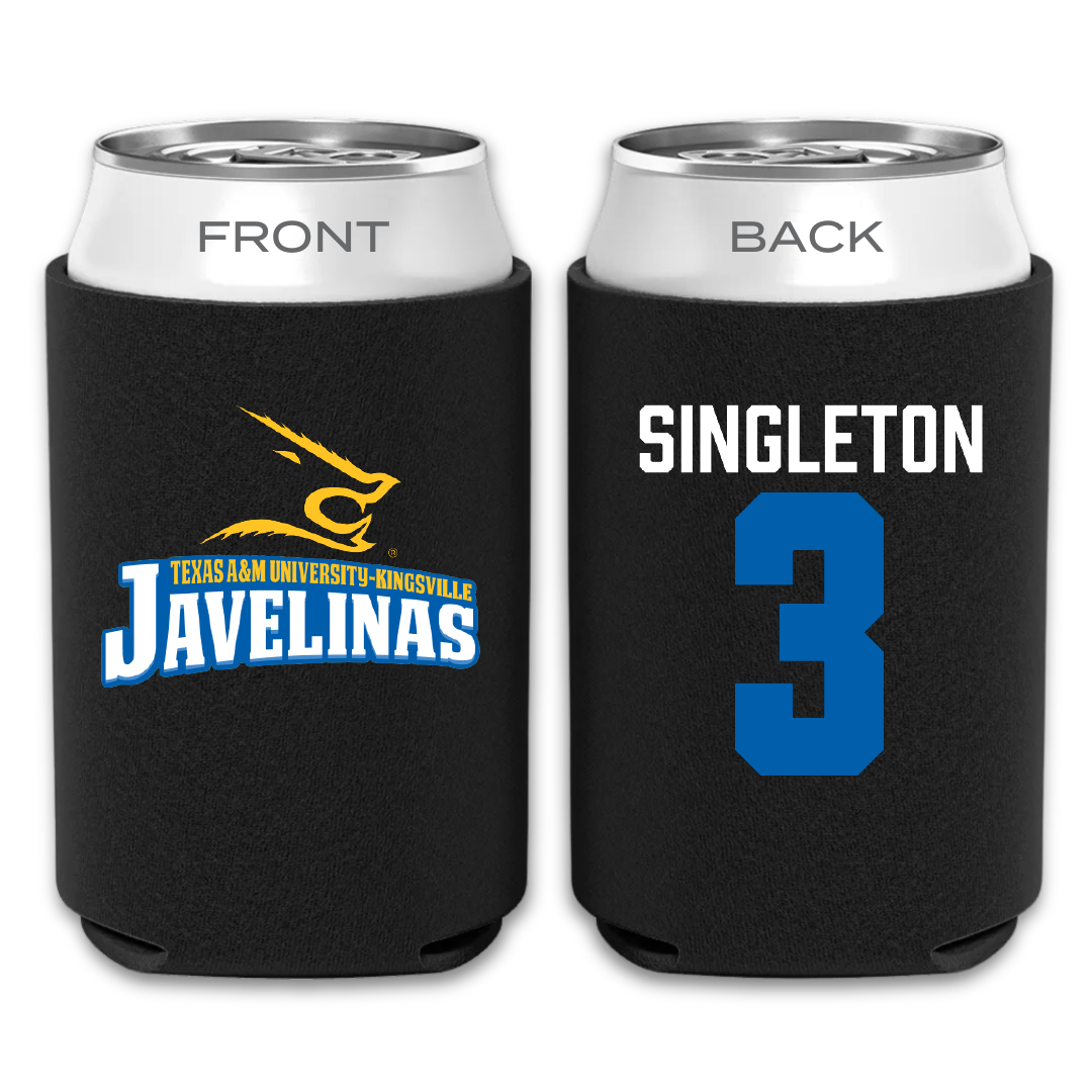 Texas A&M University-Kingsville Basketball Black Can Cooler - #3 Allen Singleton