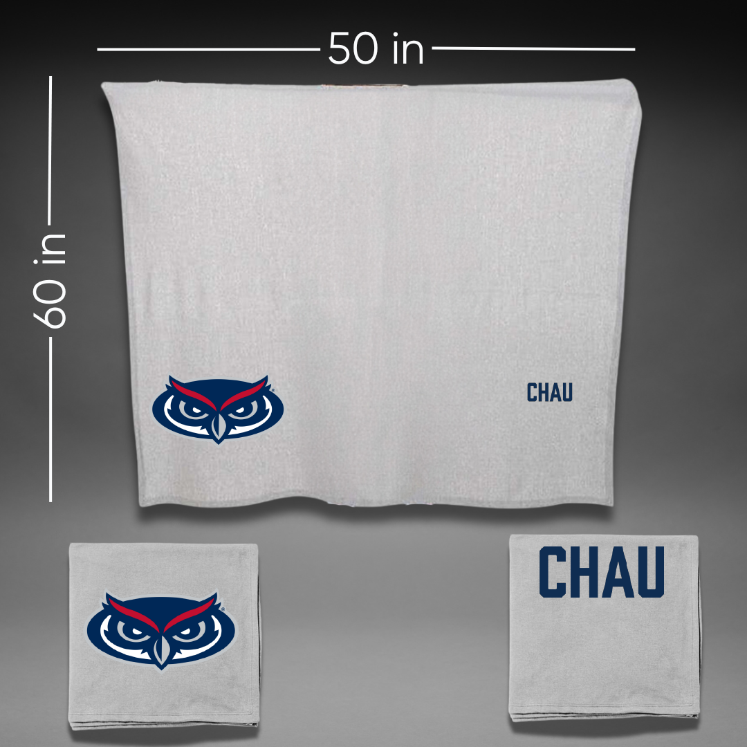 Florida Atlantic University Dance Gray Blanket - Bernice Chau