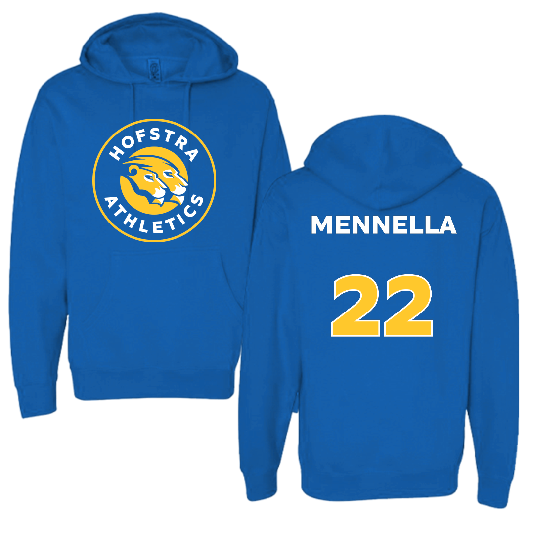 Hofstra University Lacrosse (W) Blue Hoodie - #22 Nikki Mennella