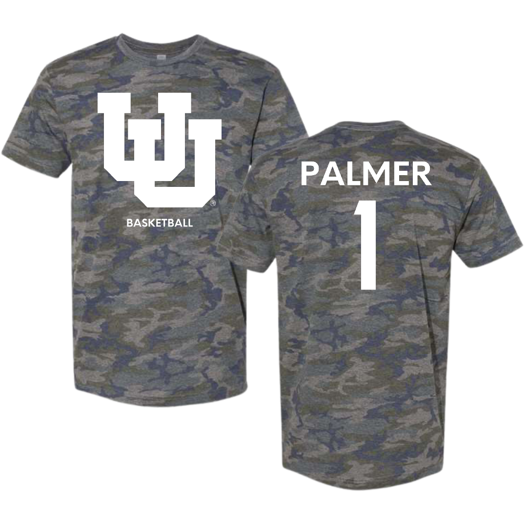 University of Utah Basketball (W) Vintage Camo Tee - #1 Isabel Palmer