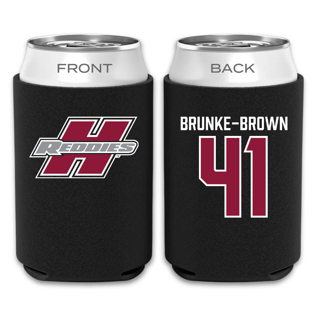Henderson State University Football Black Can Cooler - #41 Colton Brunke-Brown