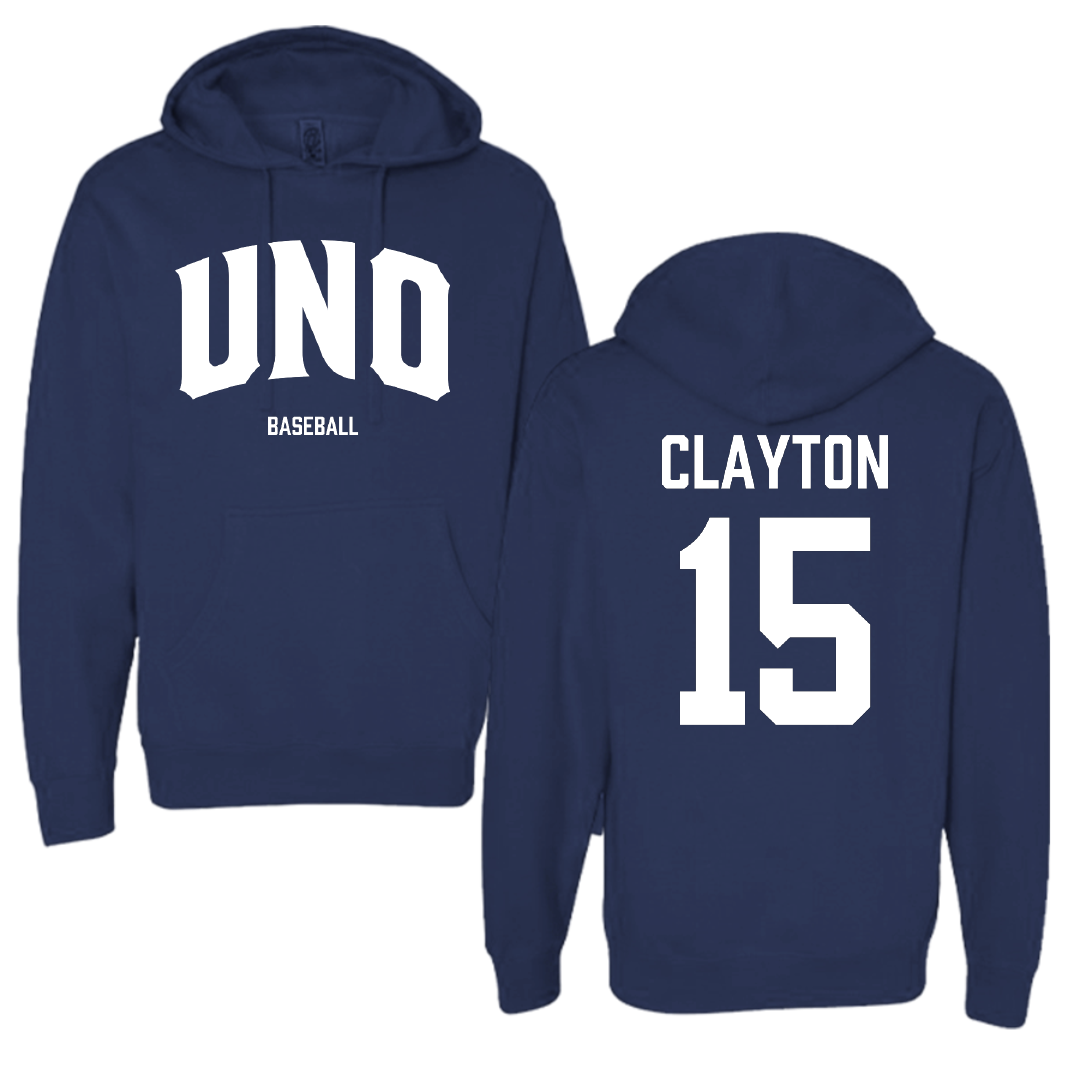 University of New Orleans Baseball Navy Hoodie - #15 Canaan Clayton
