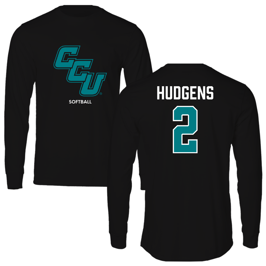 Coastal Carolina University Softball Black Long Sleeve - #2 Clara Hudgens