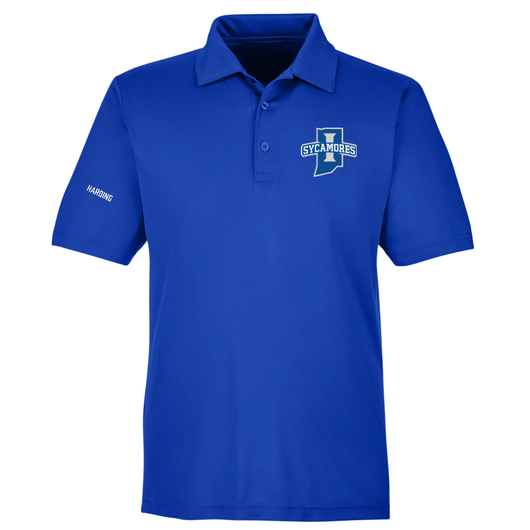 Indiana State University Basketball (M) Blue Polo - Markus Harding