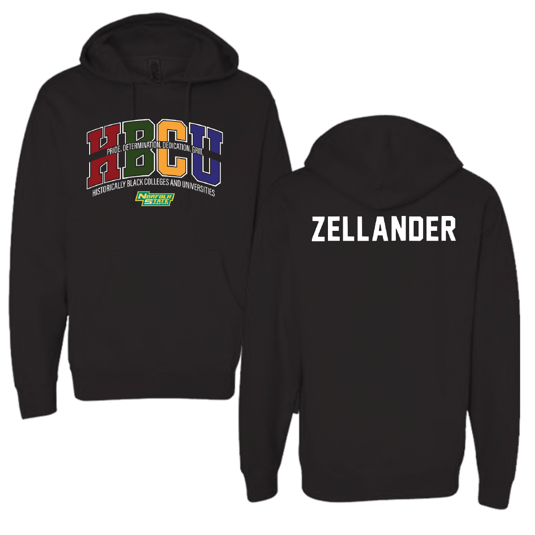Norfolk State University TF and XC Black HBCU Hoodie - Jeremiah Zellander