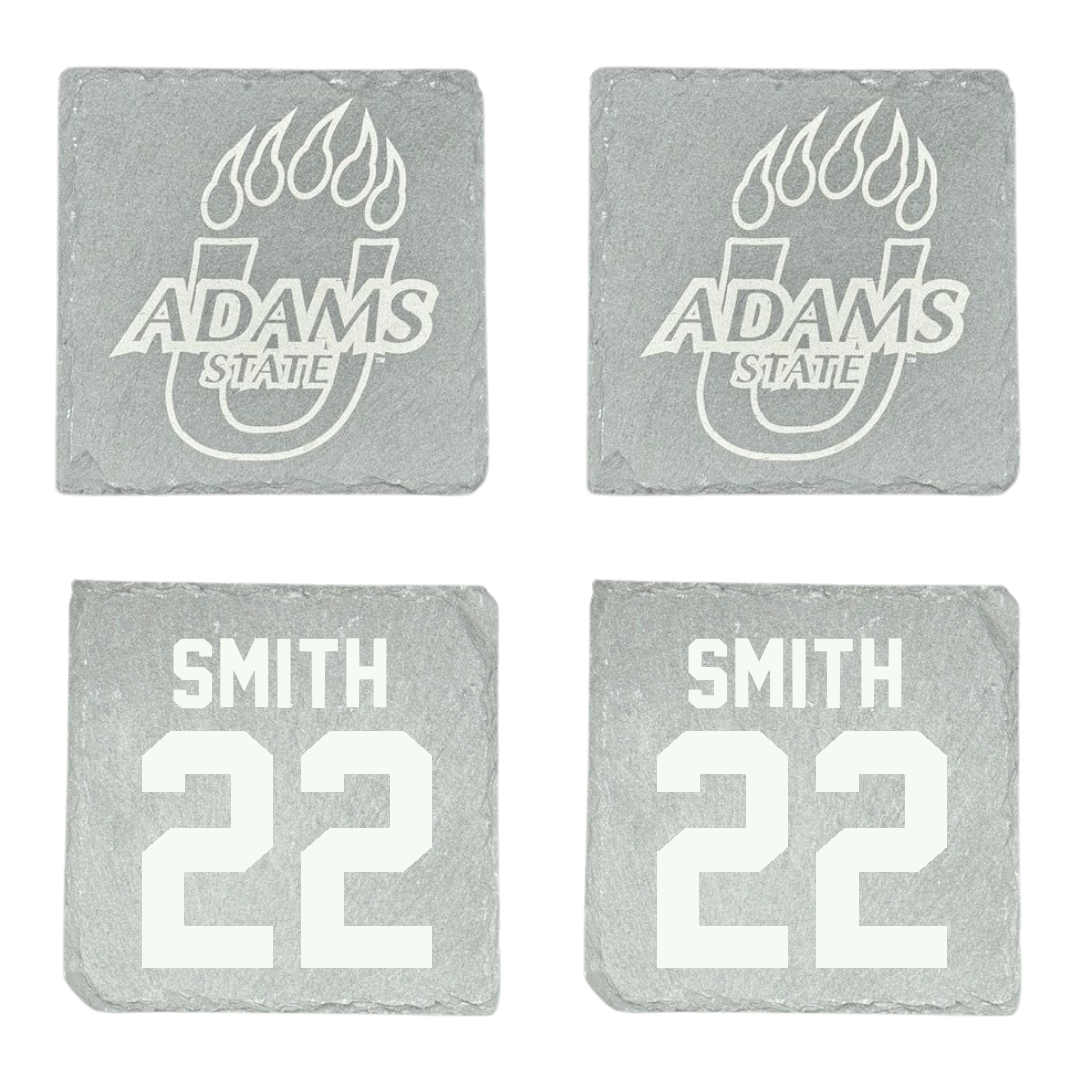 Adams State University Baseball Stone Coaster (4 Pack)  - #22 Tyler Smith