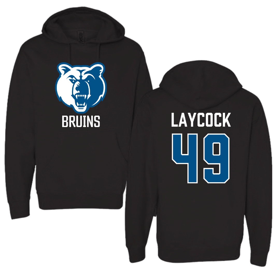 Salt Lake Community College Baseball Black Hoodie - #49 Austin Laycock