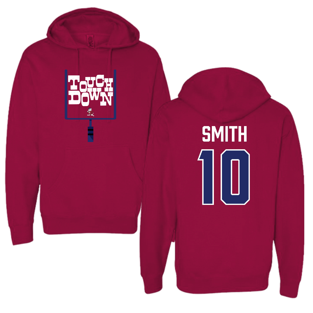 South Carolina State University Football Cardinal Touchdown Hoodie - #10 Tyler Smith