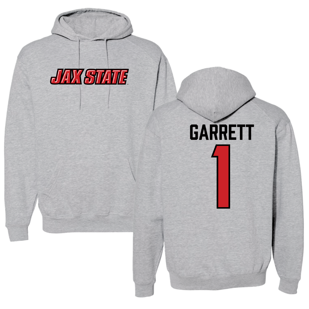 Jacksonville State University Volleyball Sport Gray Hoodie - #1 Ellie Garrett