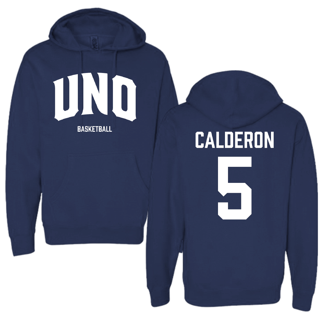 University of New Orleans Basketball (W) Navy Hoodie - #5 Alexis Calderon
