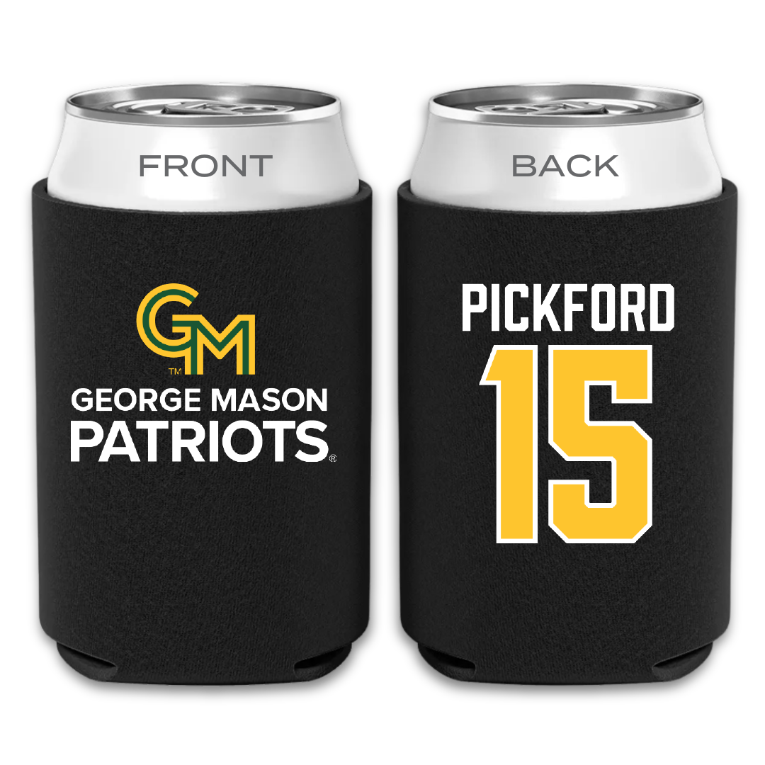 George Mason University Softball Black Can Cooler - #15 Logan Pickford