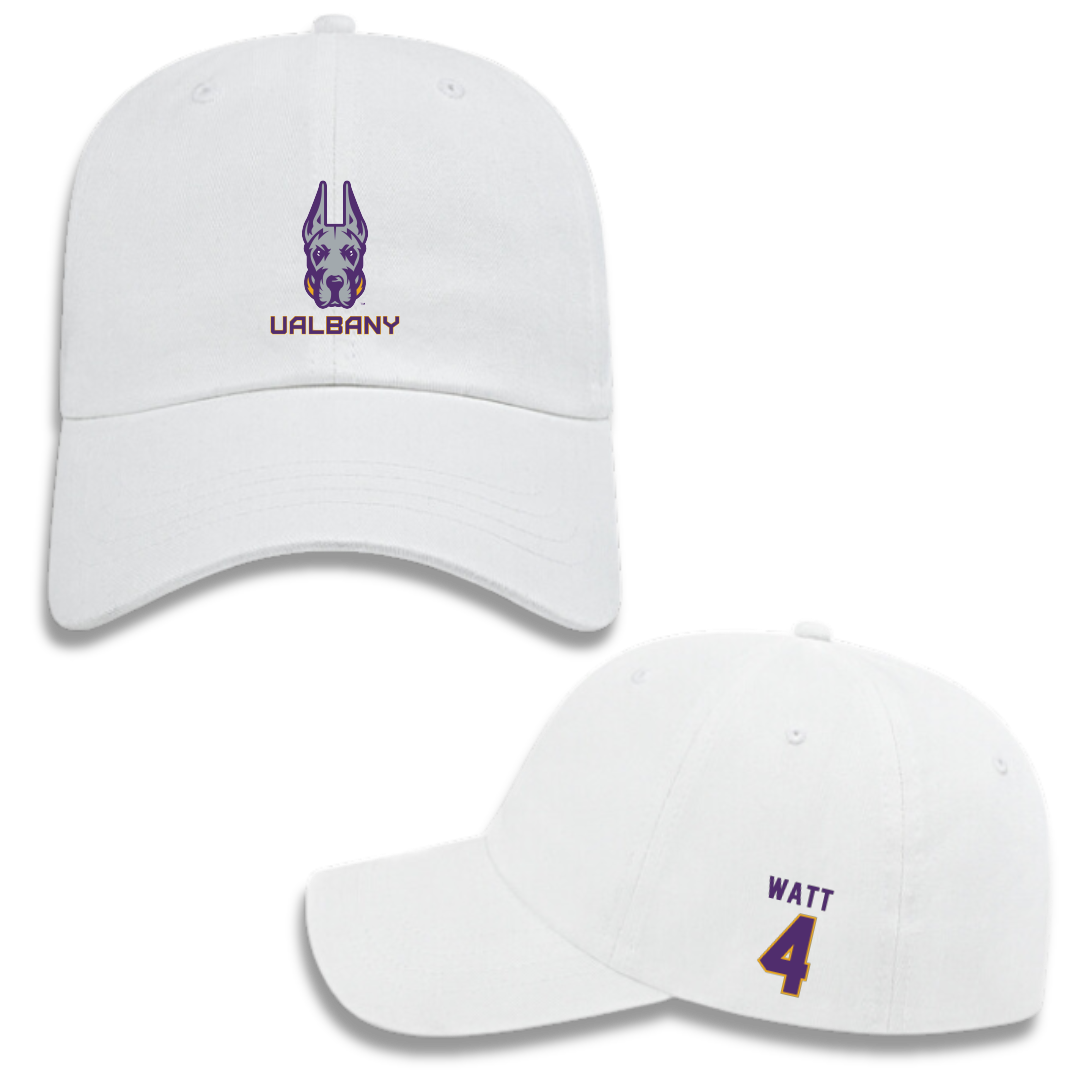 University at Albany Soccer (M) White Hat - #4 Lucas Watt