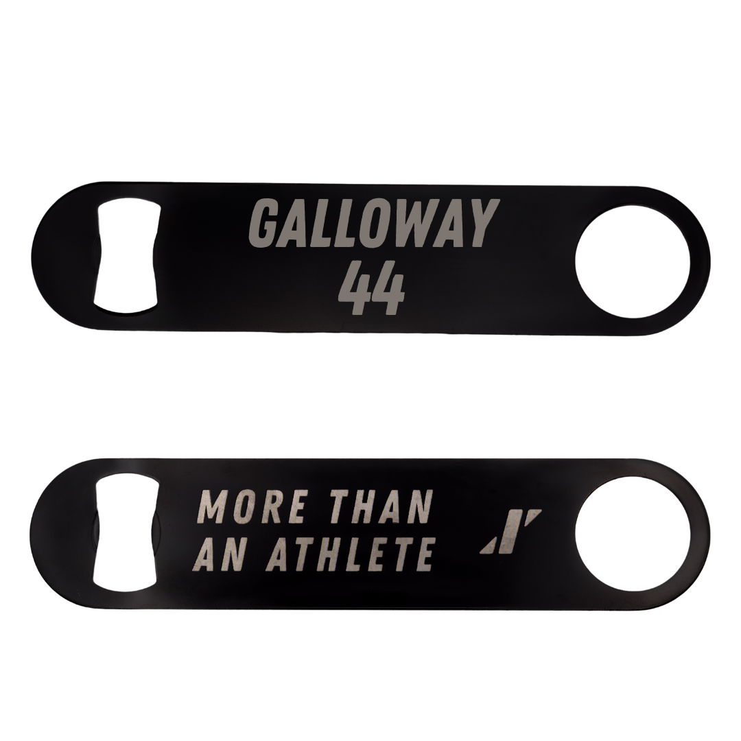 Texas State University Baseball Black Bottle Opener - #44 Rashawn Galloway