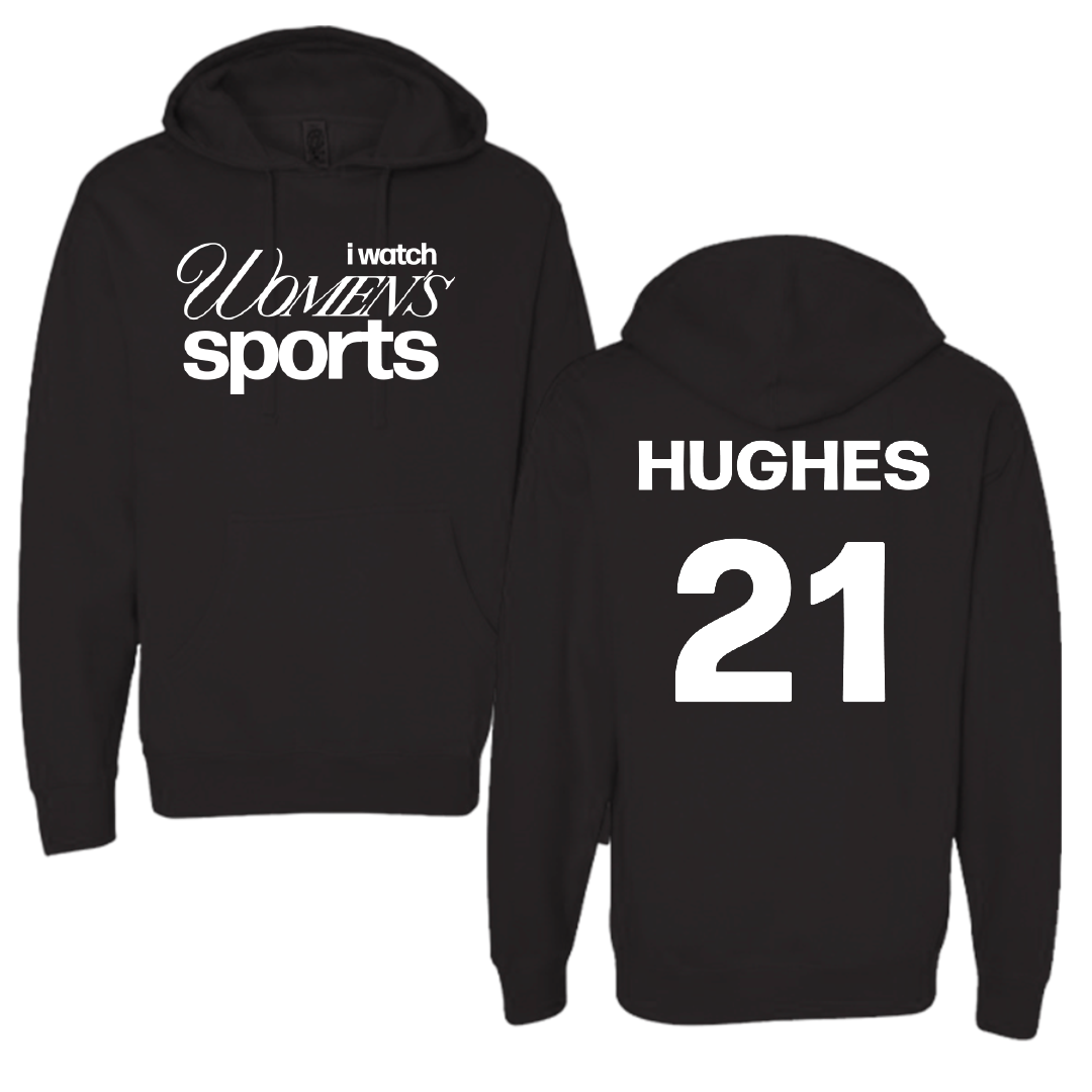 Southern Illinois University at Carbondale Basketball Black WHM Hoodie - #21 Seairra Hughes