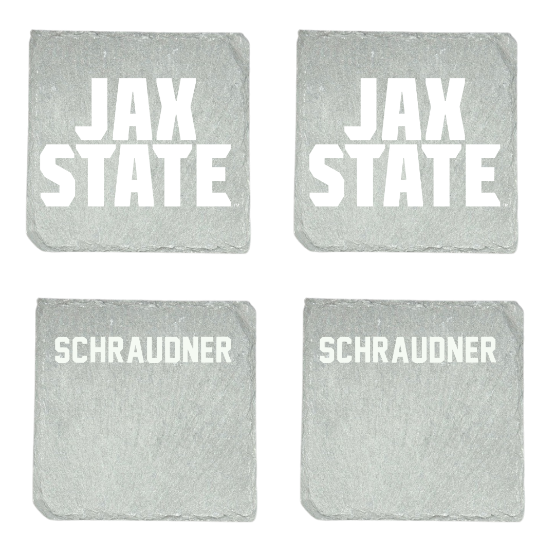 Jacksonville State University TF and XC Stone Coaster (4 Pack)  - Trinity Schraudner