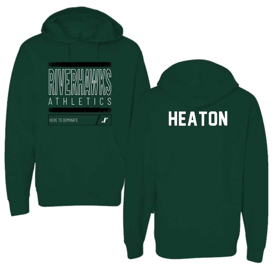 Northeastern State University Tennis Forest Green Dominate Hoodie - Tegan Heaton