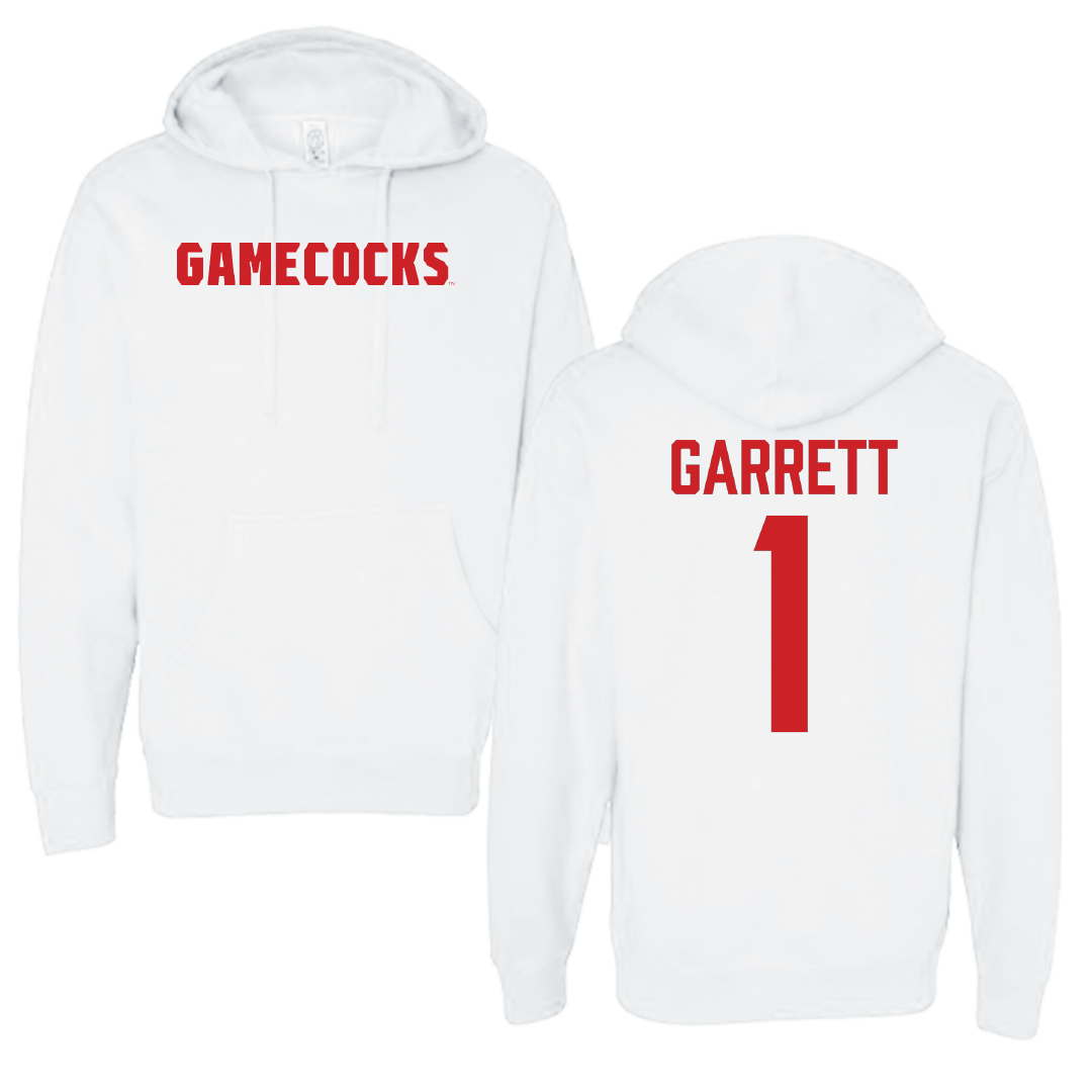 Jacksonville State University Volleyball White Hoodie - #1 Ellie Garrett