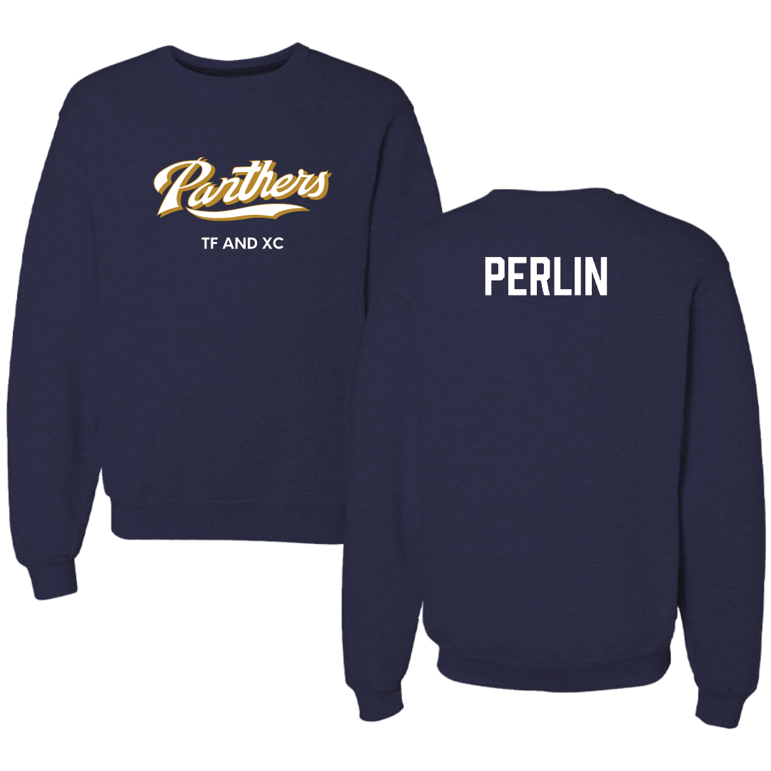 Florida International University TF and XC Navy Panthers Crewneck - Jeremy Perlin