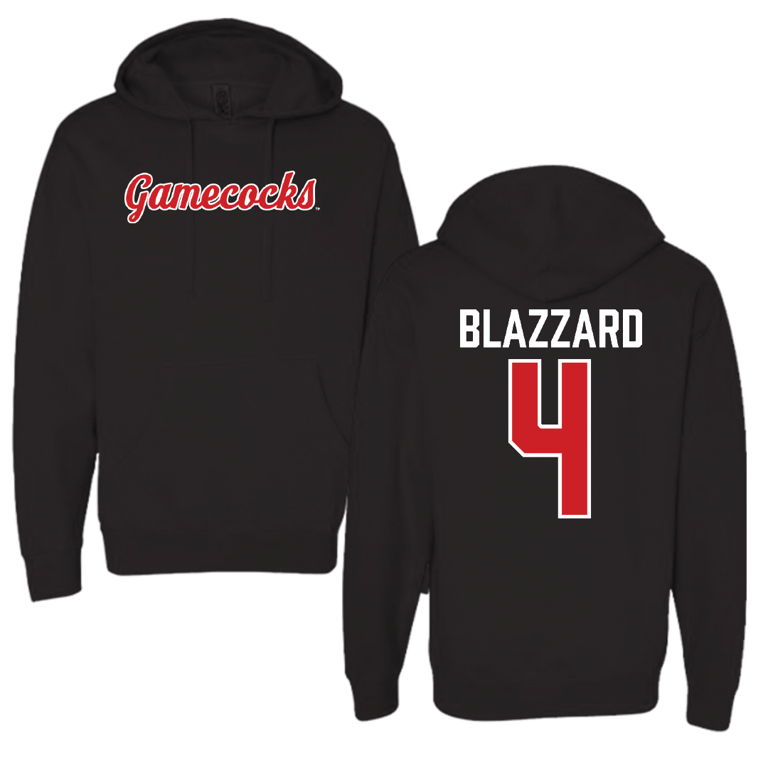 Jacksonville State University Volleyball Black Hoodie - #4 Morgan Blazzard