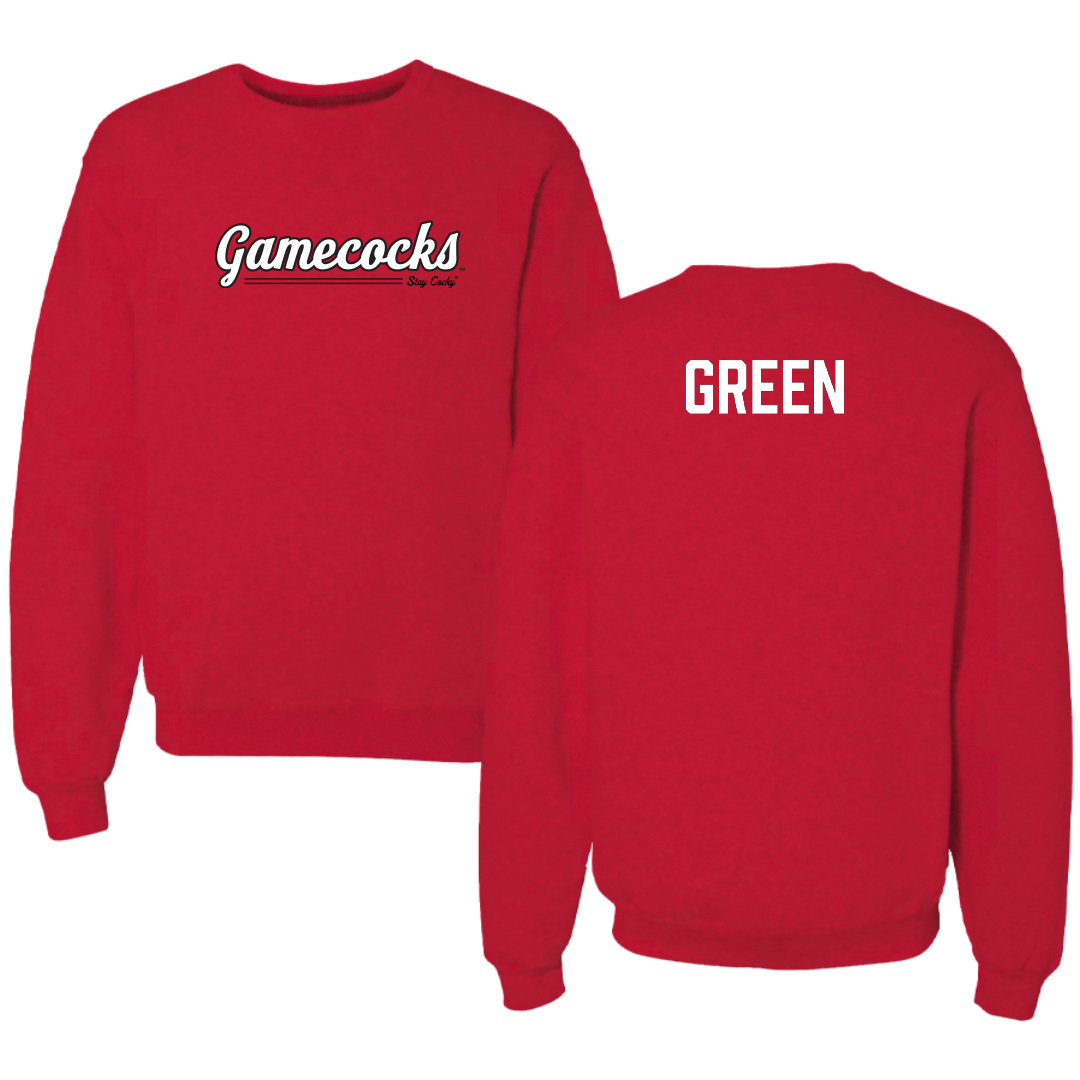 Jacksonville State University TF and XC Red General Crewneck - Sam Green