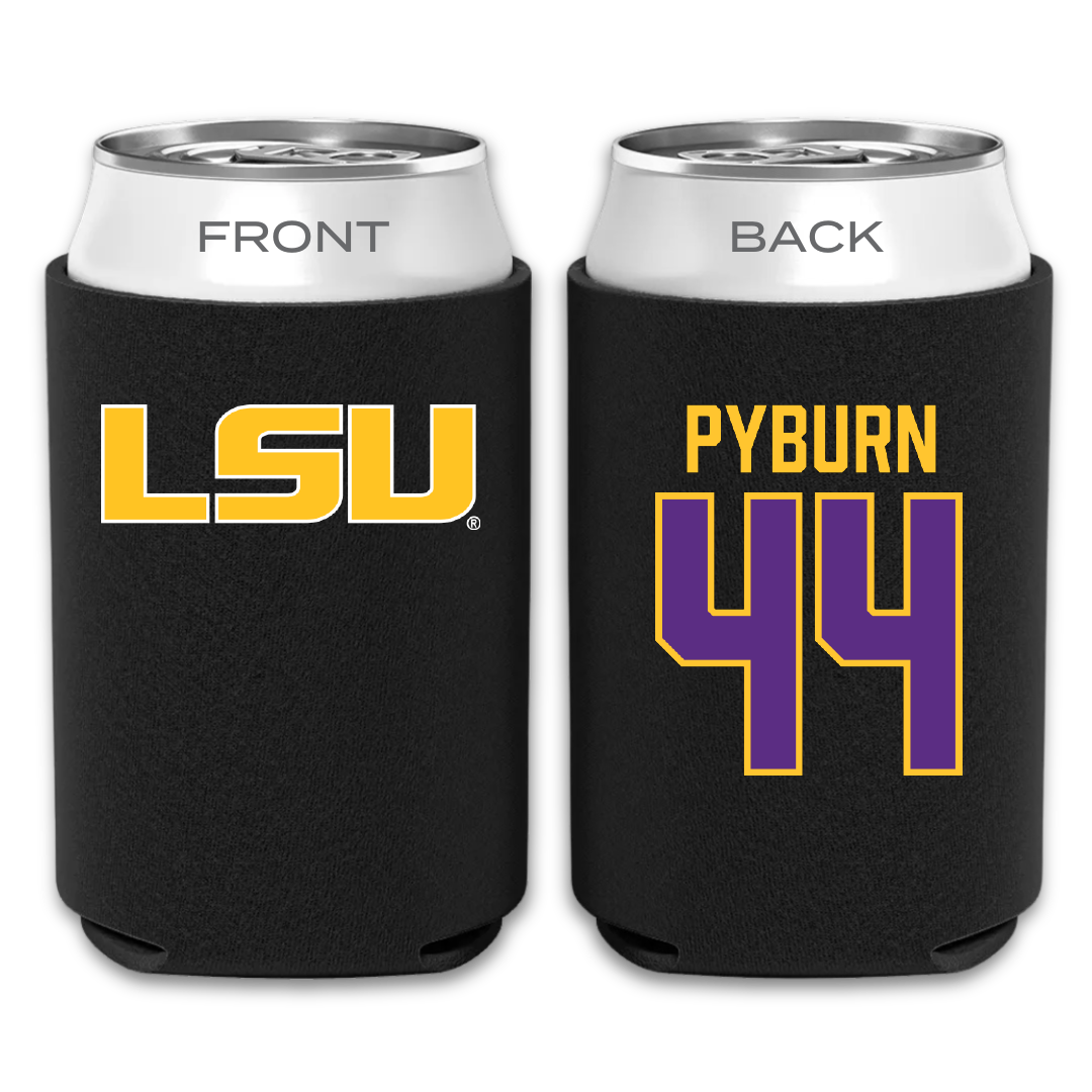 Louisiana State University Football Black Can Cooler - #44 Jack Pyburn