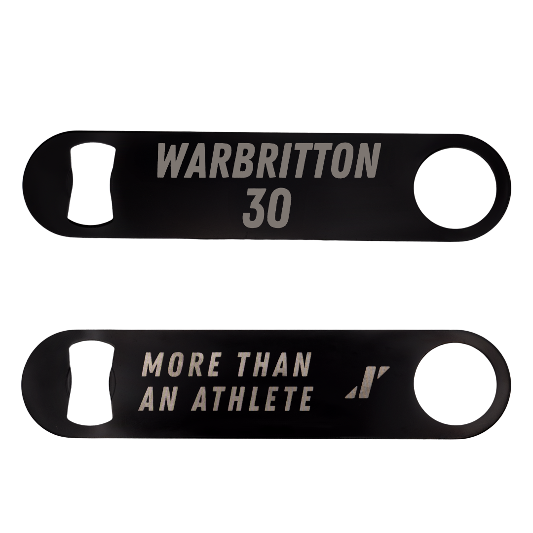 Fairleigh Dickinson University-Metropolitan Campus Volleyball Black Bottle Opener - #30 Kinsley Warbritton