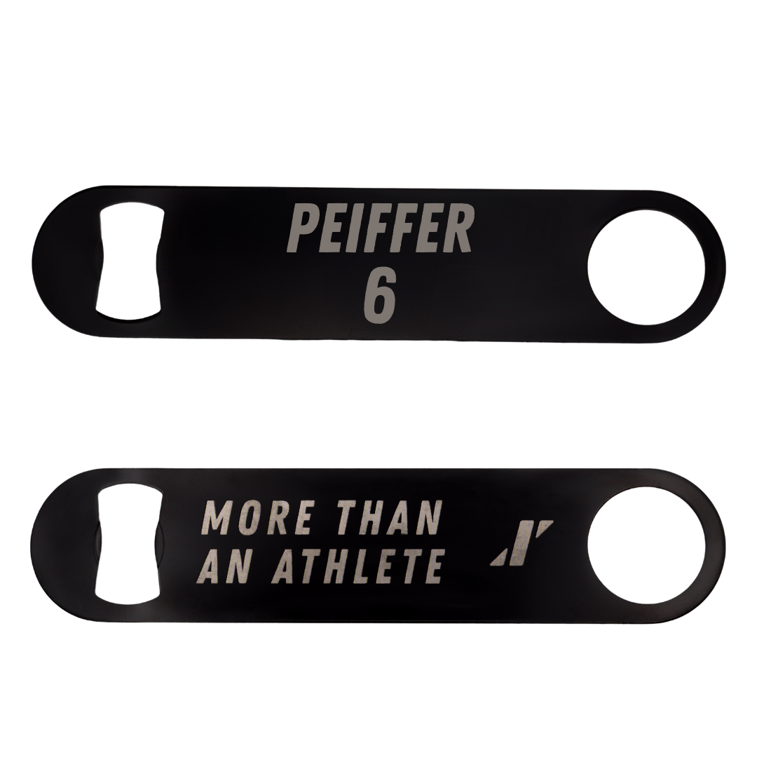 Northern Michigan University Football Black Bottle Opener - #6 Sam Peiffer