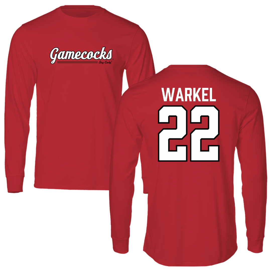 Jacksonville State University Bowling Red General Performance Long Sleeve - #22 Anna Warkel