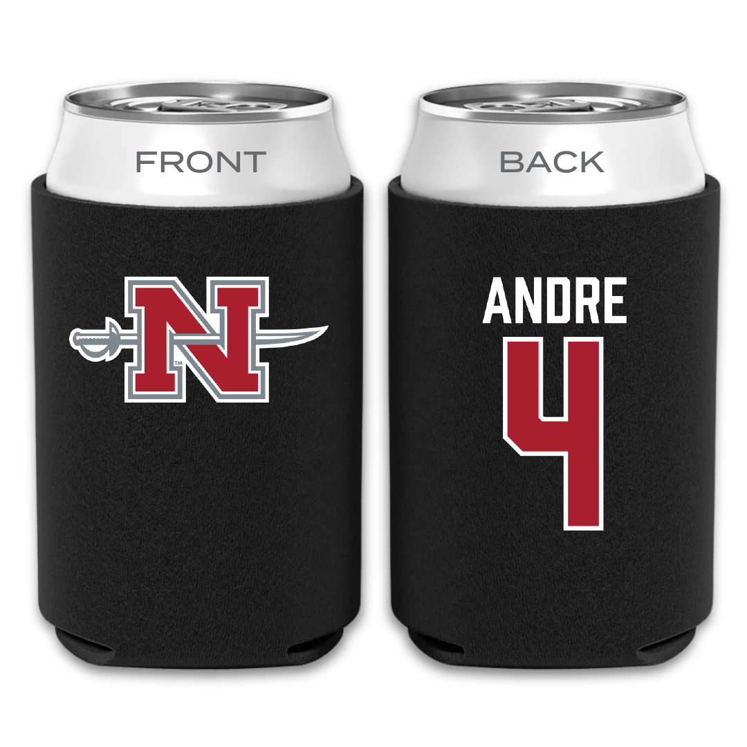 Nicholls State University Soccer Black Can Cooler - #4 Lauren Andre