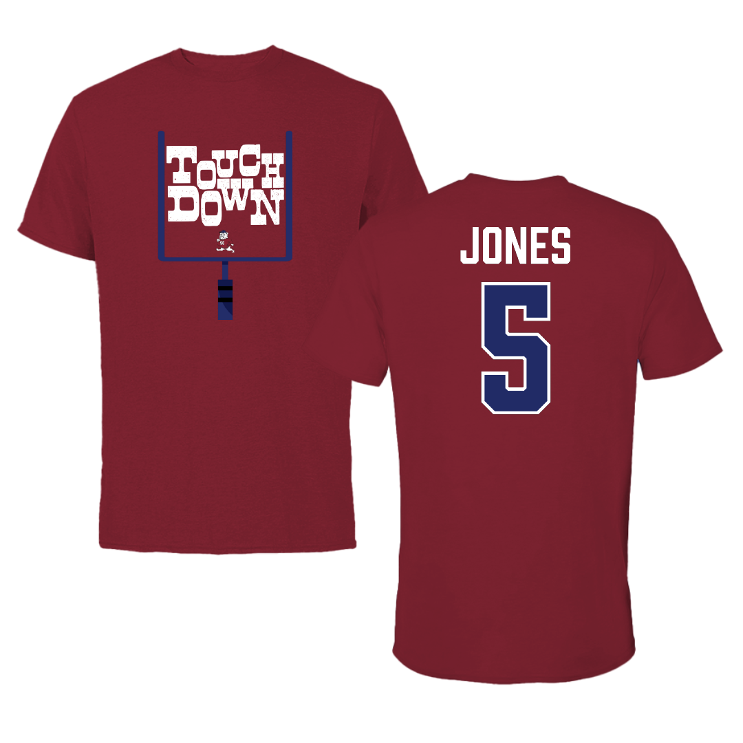 South Carolina State University Football Cardinal Touchdown Tee - #5 Tyler Jones