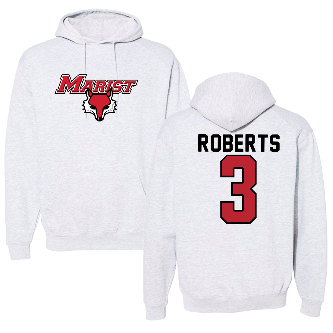 Marist University Basketball Gray Hoodie - #3 Travis Roberts