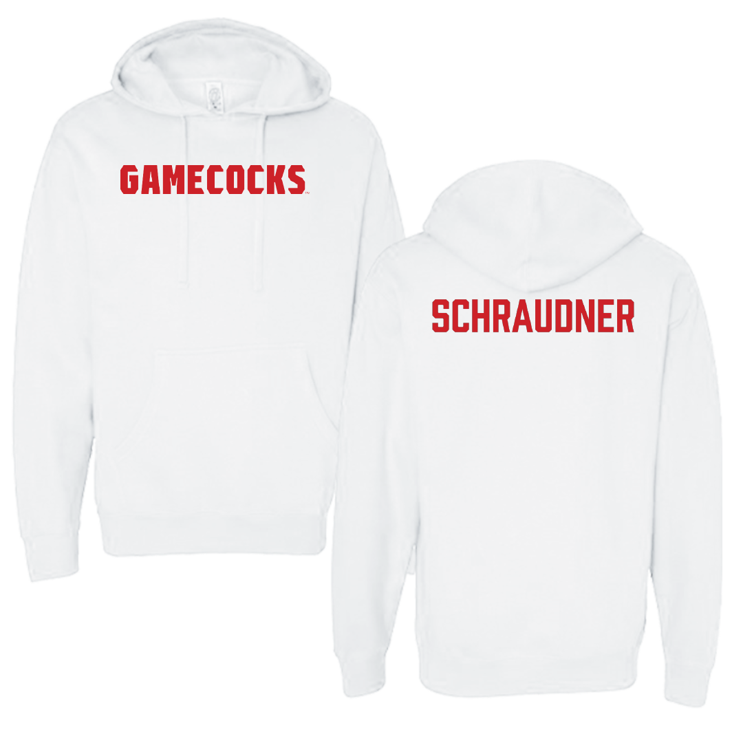 Jacksonville State University TF and XC White Hoodie - Trinity Schraudner