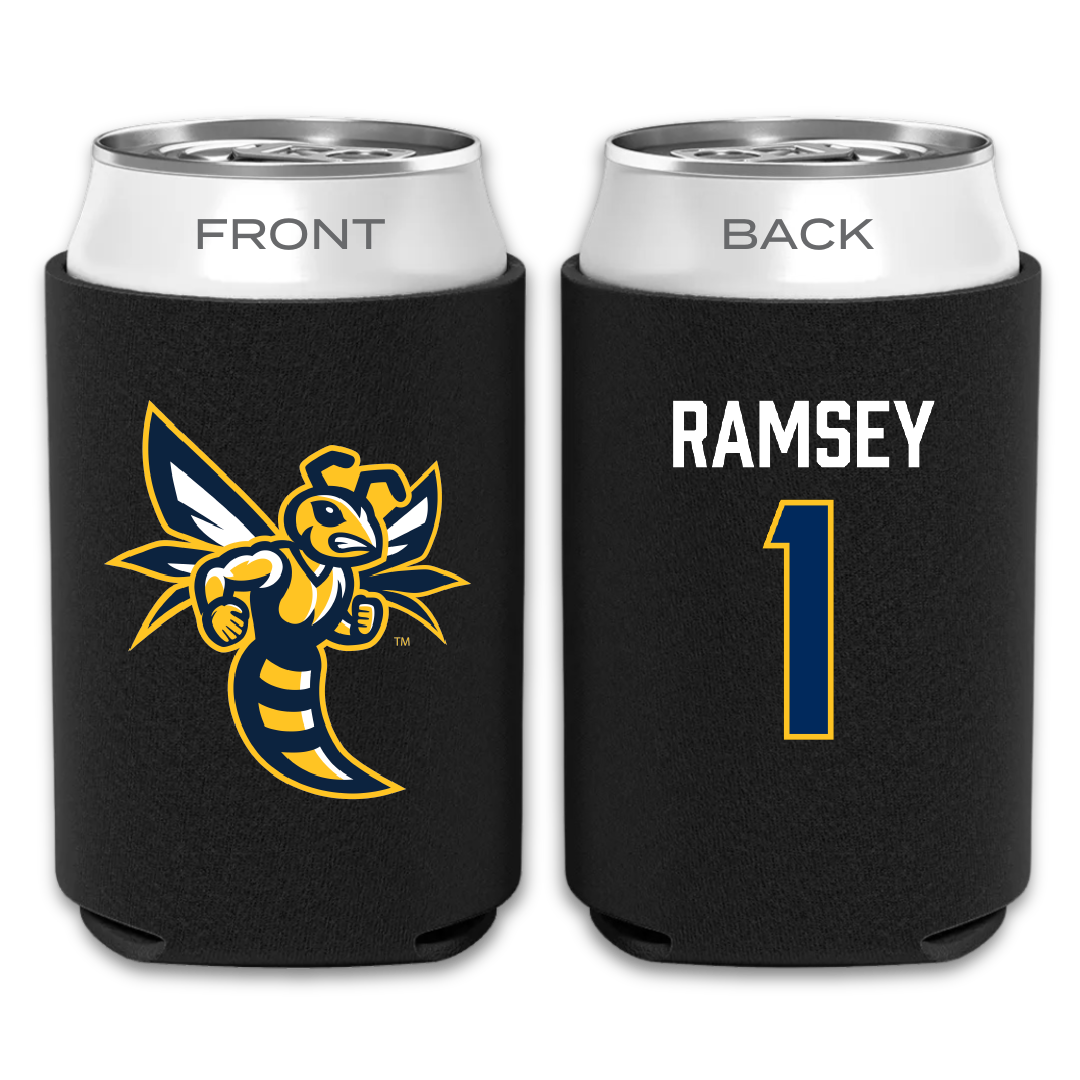 Emory & Henry College Basketball (W) Black Can Cooler - #1 Lyndie Ramsey