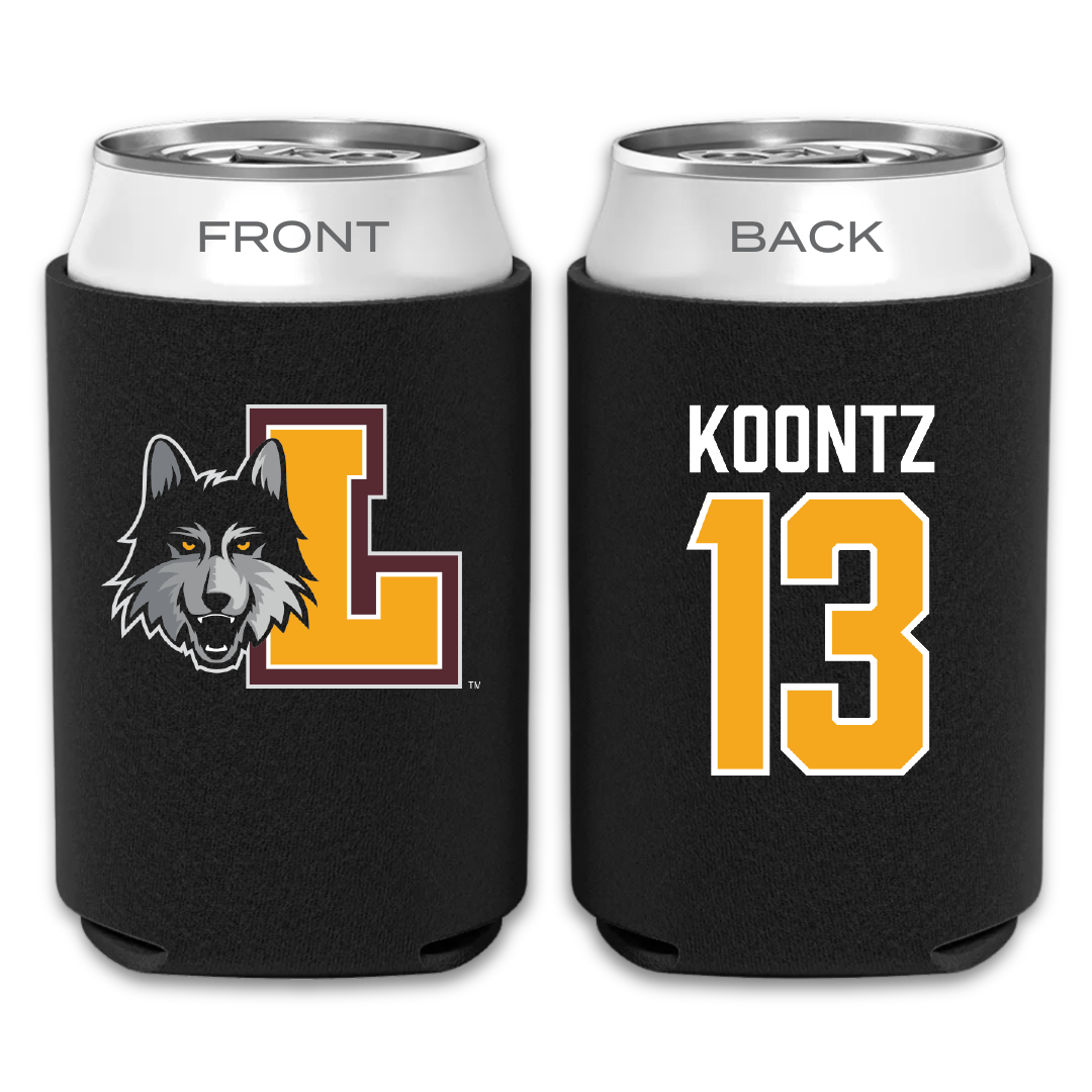 Loyola University-Chicago Soccer Black Can Cooler - #13 Corissa Koontz