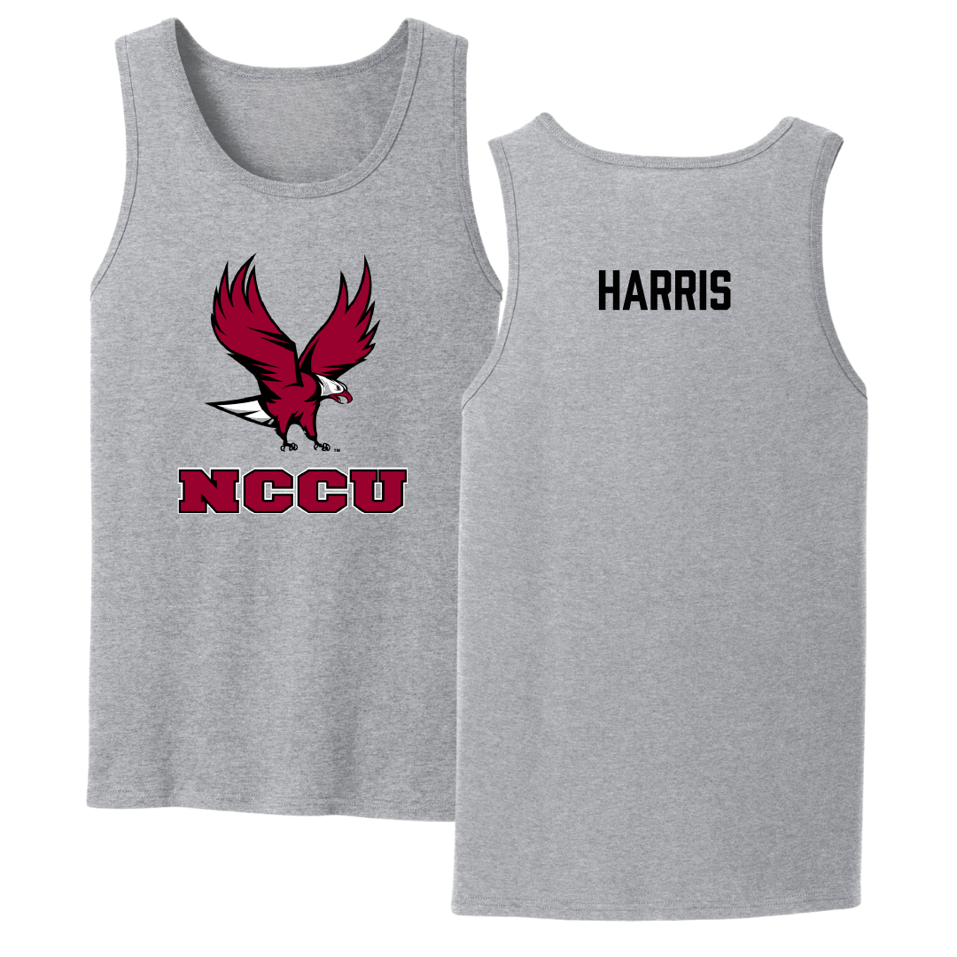 North Carolina Central University TF and XC Sport Gray Tank Top - Jaeda Harris