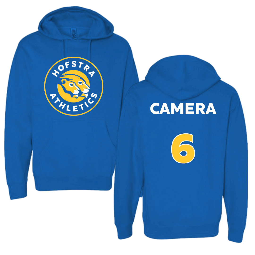 Hofstra University Baseball Blue Hoodie - #6 Dom Camera