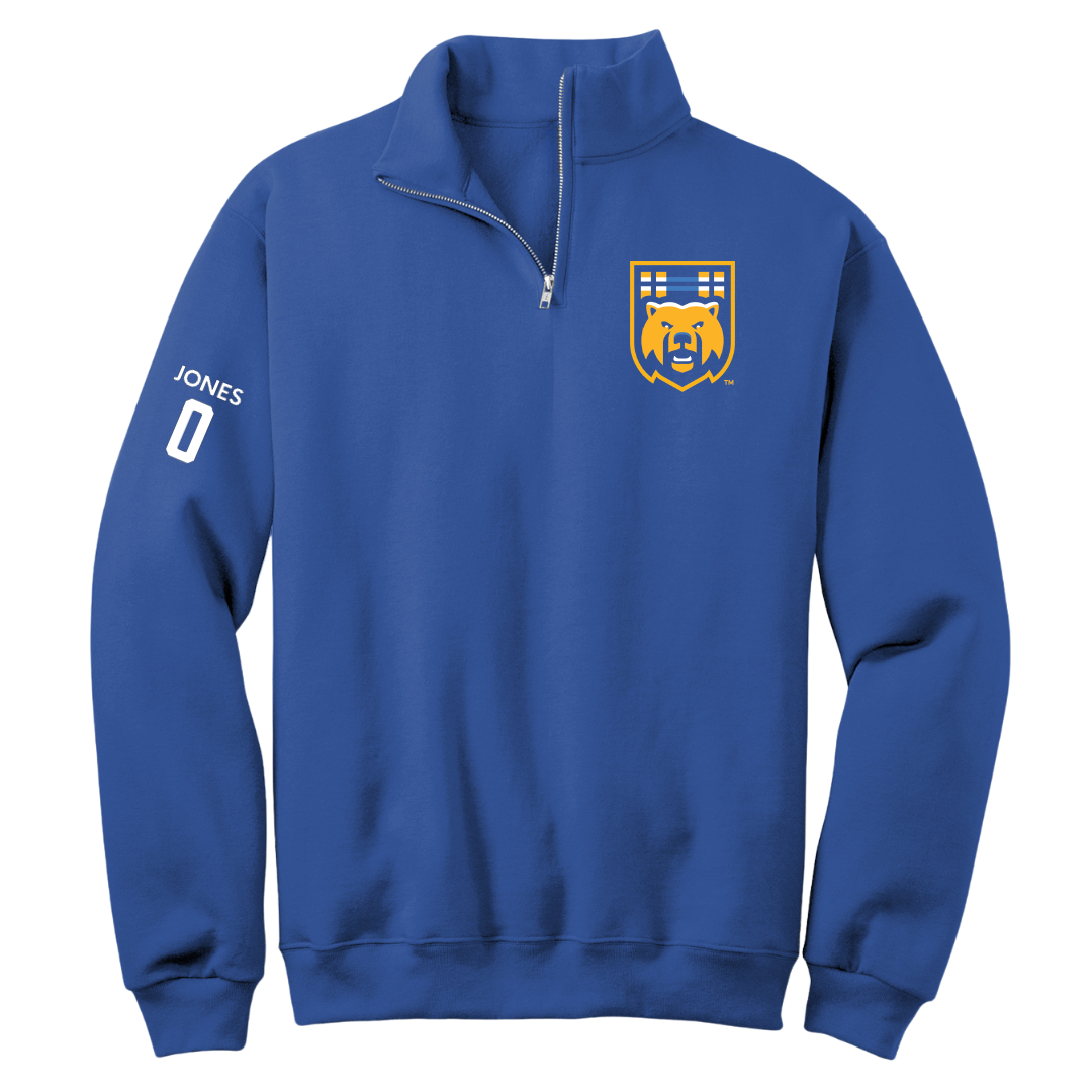 University of California-Riverside Basketball (M) Blue Quarter-Zip - #0 Tyler Jones