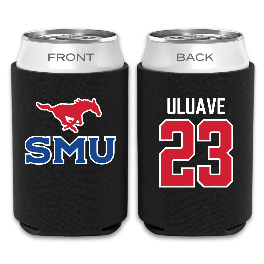 Southern Methodist University Volleyball Black Can Cooler - #23 Sina Uluave