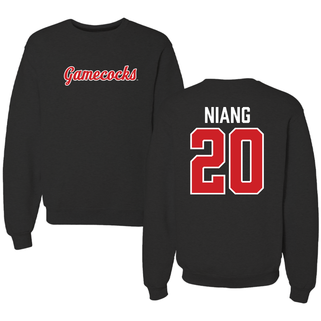 Jacksonville State University Basketball Black Crewneck - #20 Gora Niang